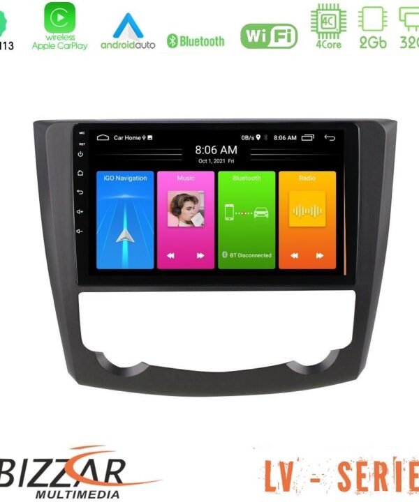 Kimpiris - Bizzar LV Series Renault Kadjar 4Core Android 13 2+32GB Navigation Multimedia Tablet 9"