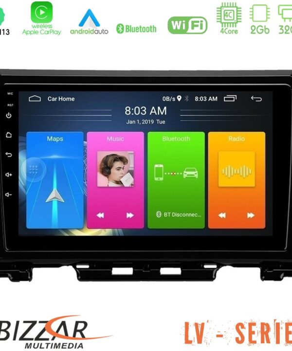 Kimpiris - Bizzar LV Series Suzuki Jimny 2018-2022 4Core Android 13 2+32GB Navigation Multimedia Tablet 9"