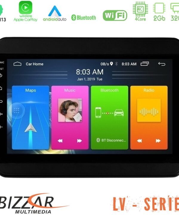 Kimpiris - Bizzar LV Series Suzuki Ignis 4Core Android 13 2+32GB Navigation Multimedia Tablet 9"