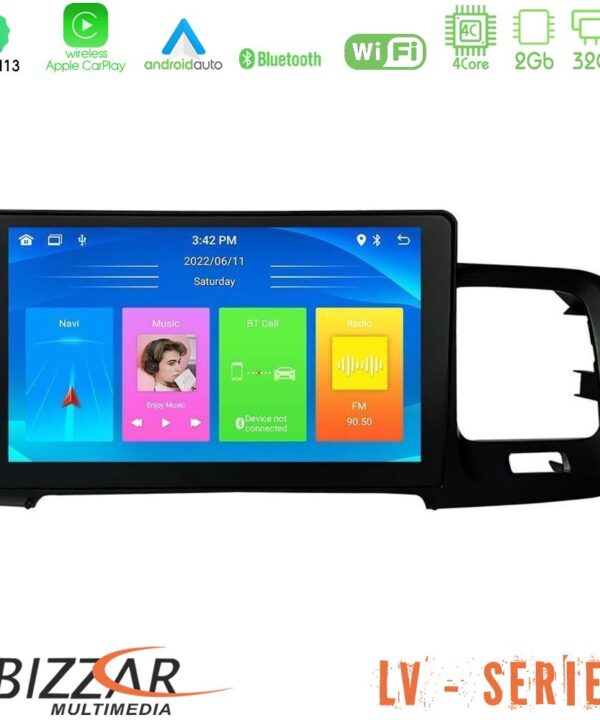 Kimpiris - Bizzar LV Series Volvo S60 2010-2018 4Core Android 13 2+32GB Navigation Multimedia Tablet 9"