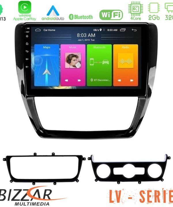 Kimpiris - Bizzar LV Series VW Jetta 4Core Android 13 2+32GB Navigation Multimedia Tablet 10"