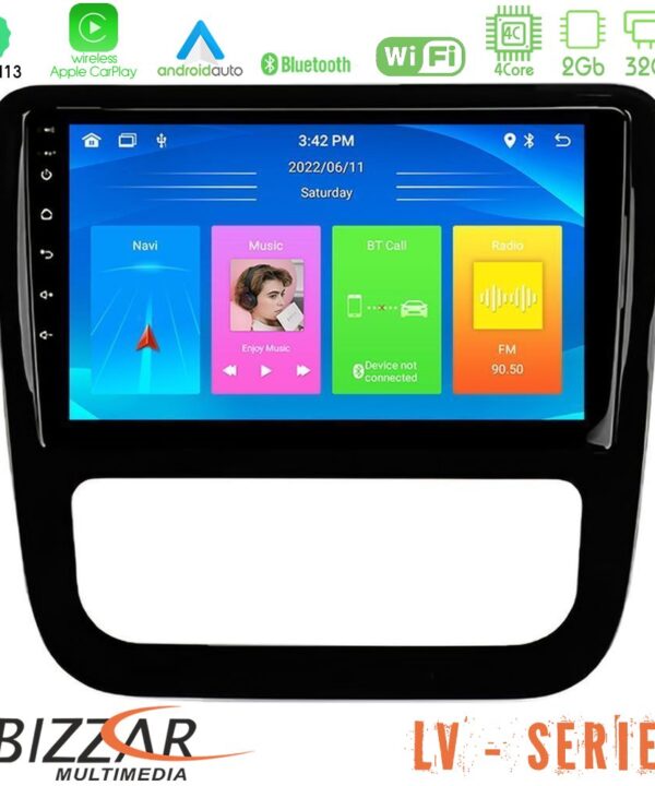 Kimpiris - Bizzar LV Series VW Scirocco 2008-2014 4Core Android 13 2+32GB Navigation Multimedia Tablet 9" (μαύρο γυαλιστερό)