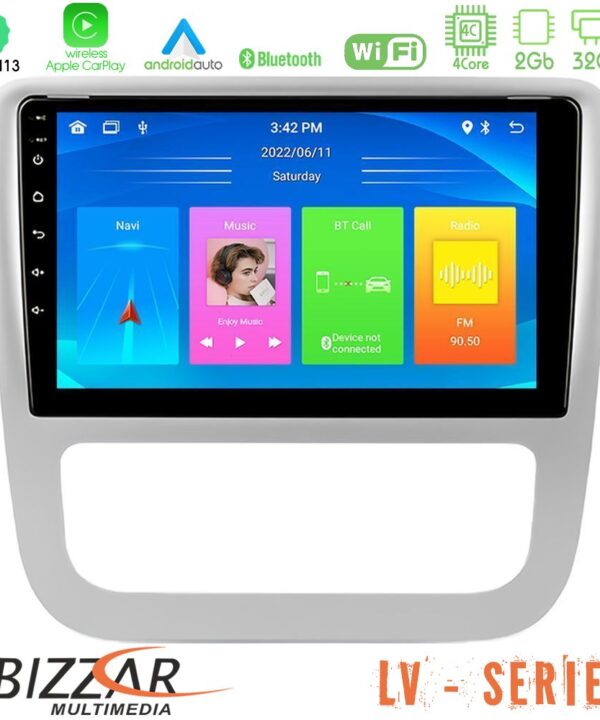 Kimpiris - Bizzar LV Series VW Scirocco 2008-2014 4Core Android 13 2+32GB Navigation Multimedia Tablet 9"
