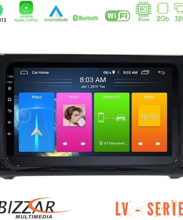 Kimpiris - Bizzar LV Series Vw Polo 4Core Android 13 2+32GB Navigation Multimedia Tablet 9"