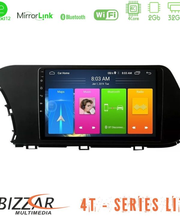 Kimpiris - Bizzar 4T Series Hyundai i20 2021-2024 4Core Android12 2+32GB Navigation Multimedia Tablet 10"