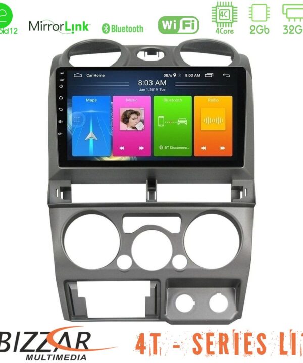 Kimpiris - Bizzar 4T Series Isuzu D-Max 2007-2011 4Core Android13 2+32GB Navigation Multimedia Tablet 9"