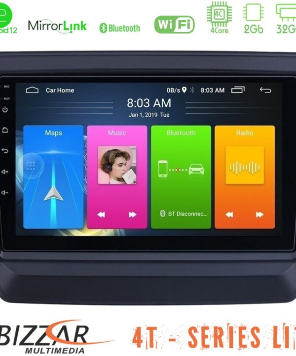 Kimpiris - Bizzar 4T Series Isuzu D-MAX 2020-2023 4Core Android12 2+32GB Navigation Multimedia Tablet 9"