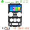 Kimpiris - Bizzar 4T Series Jeep Wrangler 2Door 2008-2010 4Core Android13 2+32GB Navigation Multimedia Tablet 9"