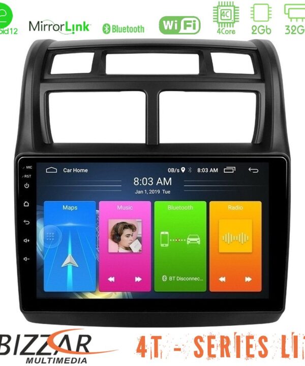Kimpiris - Bizzar 4T Series Kia Sportage 2008-2011 4Core Android12 2+32GB Navigation Multimedia Tablet 9"
