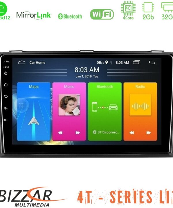 Kimpiris - Bizzar 4T Series Mazda 3 2004-2009 4Core Android12 2+32GB Navigation Multimedia Tablet 9"