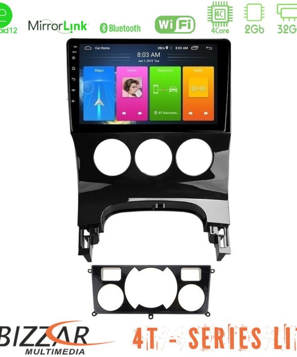 Kimpiris - Bizzar 4T Series Peugeot 3008 AUTO A/C 4Core Android13 2+32GB Navigation Multimedia Tablet 9"