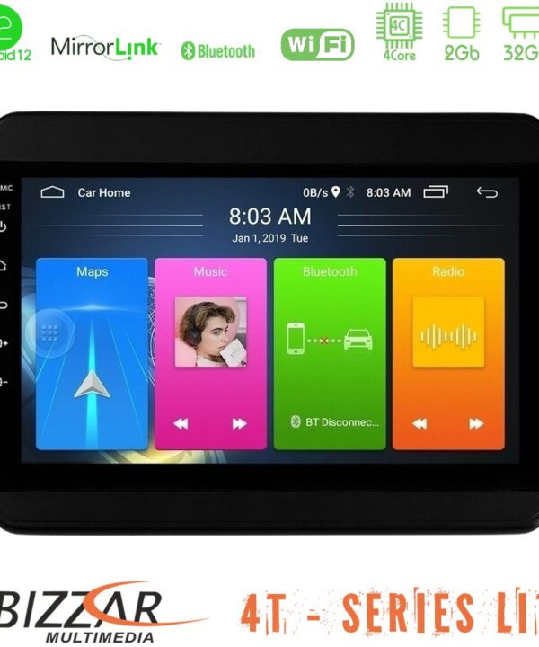 Kimpiris - Bizzar 4T Series Suzuki Ignis 4Core Android12 2+32GB Navigation Multimedia Tablet 9"