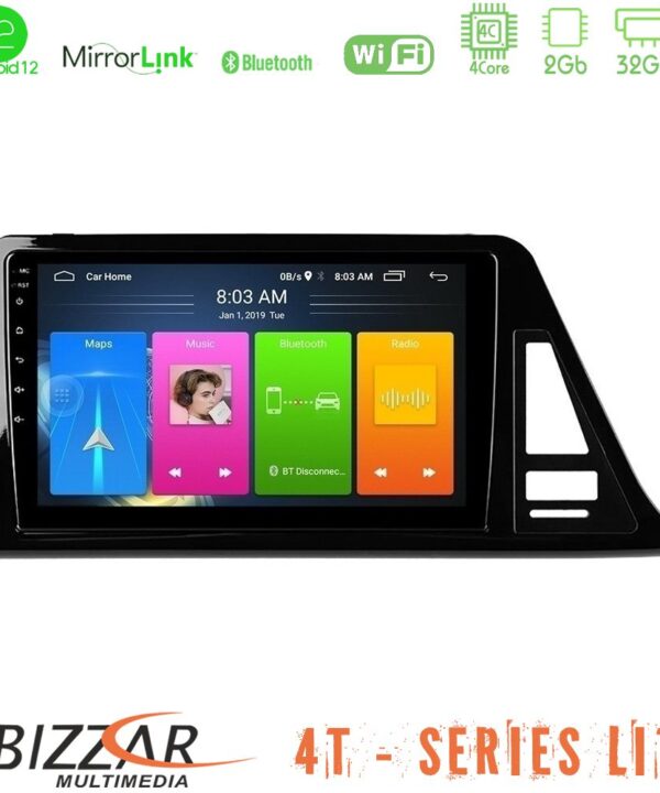 Kimpiris - Bizzar 4T Series Toyota CH-R (Χωρίς Εργ.Οθόνη) 4Core Android13 2+32GB Navigation Multimedia Tablet 9"