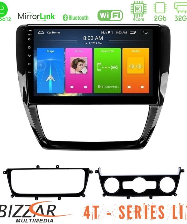 Kimpiris - Bizzar 4T Series VW Jetta 4Core Android12 2+32GB Navigation Multimedia Tablet 10"