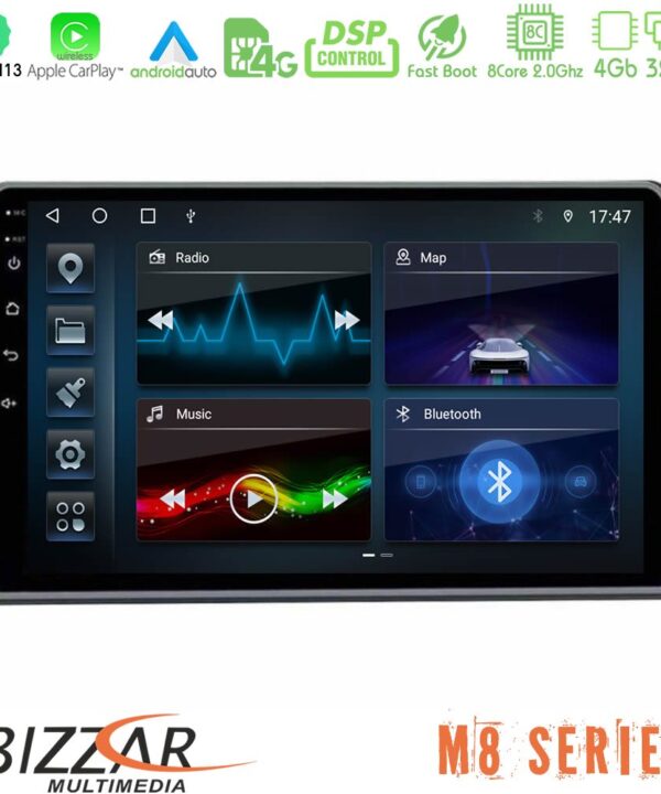 Kimpiris - Bizzar M8 Series Dacia Duster 2019-> 8Core Android13 4+32GB Navigation Multimedia Tablet 9"