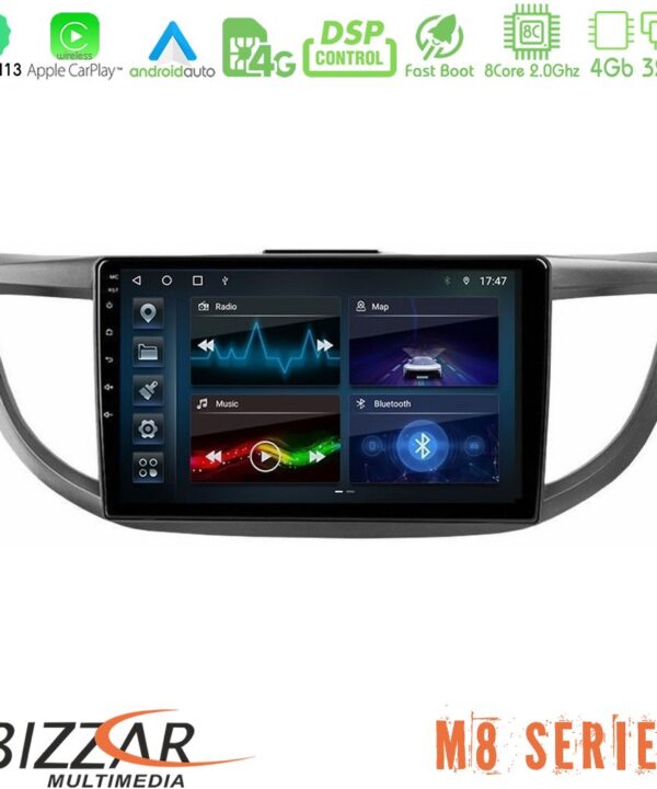 Kimpiris - Bizzar M8 Series Honda CRV 2012-2017 8core Android13 4+32GB Navigation Multimedia Tablet 9"