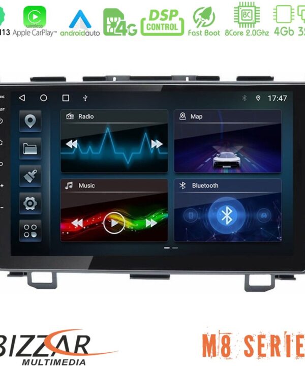 Kimpiris - Bizzar M8 Series Honda CRV 8core Android13 4+32GB Navigation Multimedia Tablet 9"