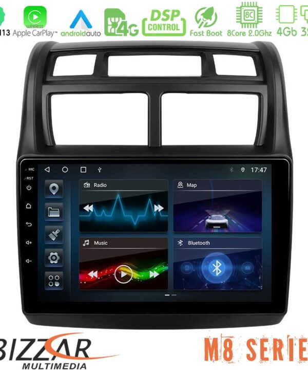 Kimpiris - Bizzar M8 Series Kia Sportage 2008-2011 8core Android13 4+32GB Navigation Multimedia Tablet 9"