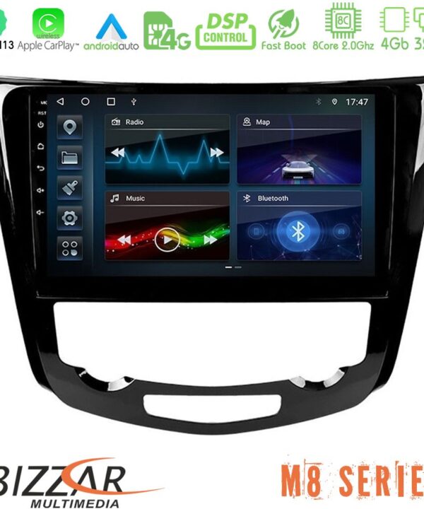 Kimpiris - Bizzar M8 Series Nissan Qashqai J11 (AUTO A/C) 8core Android13 4+32GB Navigation Multimedia Tablet 10"