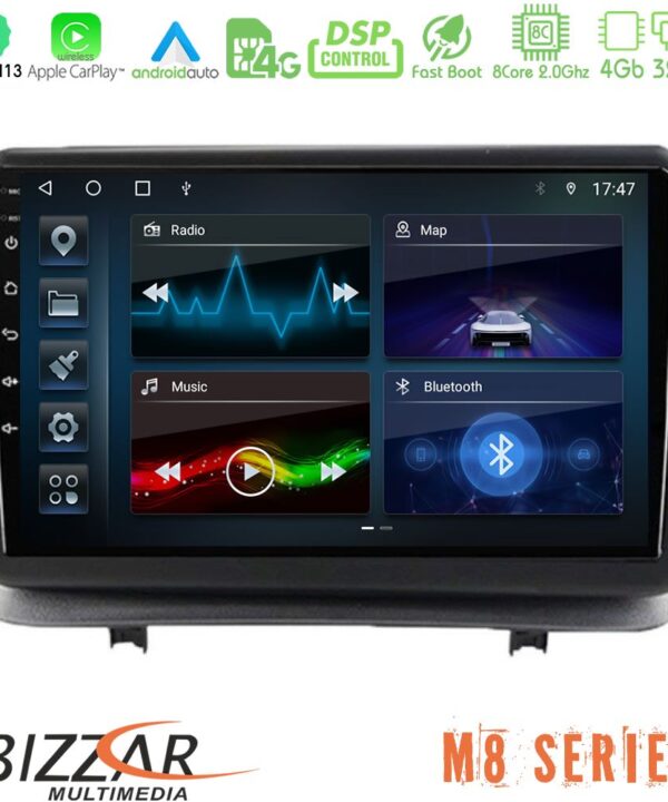 Kimpiris - Bizzar M8 Series Renault Clio 2005-2012 8core Android13 4+32GB Navigation Multimedia Tablet 9"