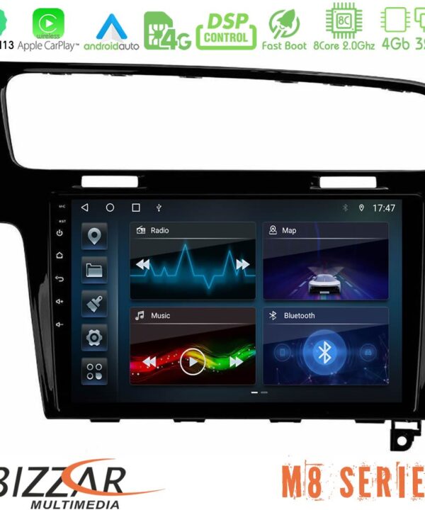 Kimpiris - Bizzar M8 Series VW GOLF 7 8core Android13 4+32GB Navigation Multimedia Tablet 10"