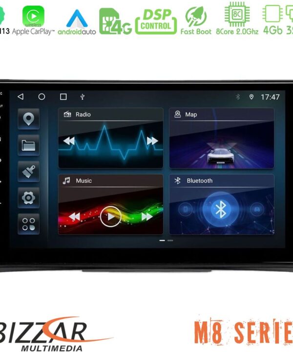 Kimpiris - Bizzar M8 Series VW Transporter 2003-2015 8Core Android13 4+32GB Navigation Multimedia Tablet 9"