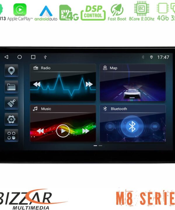 Kimpiris - Bizzar M8 Series 8Core Android13 4+32GB Navigation Multimedia Tablet 9"