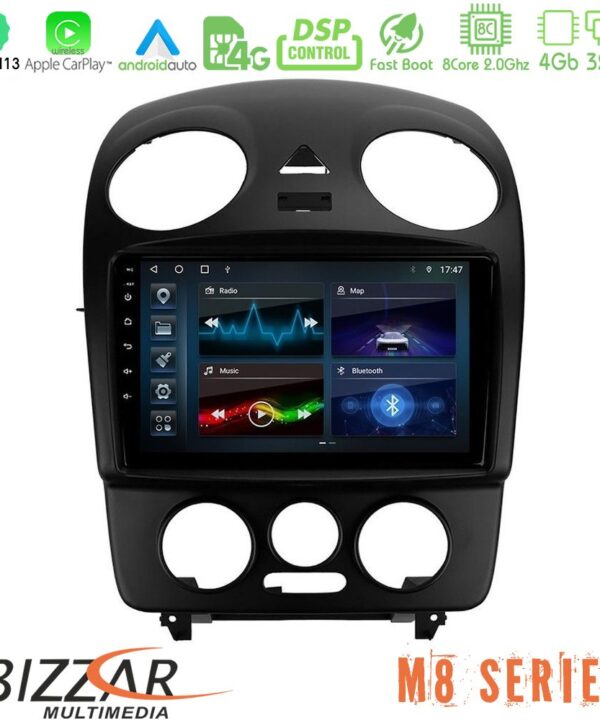 Kimpiris - Bizzar M8 Series VW Beetle 8core Android13 4+32GB Navigation Multimedia Tablet 9"