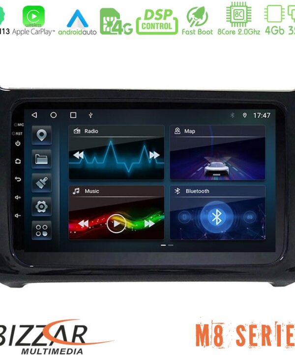 Kimpiris - Bizzar M8 Series Vw Polo 8core Android13 4+32GB Navigation Multimedia Tablet 9"