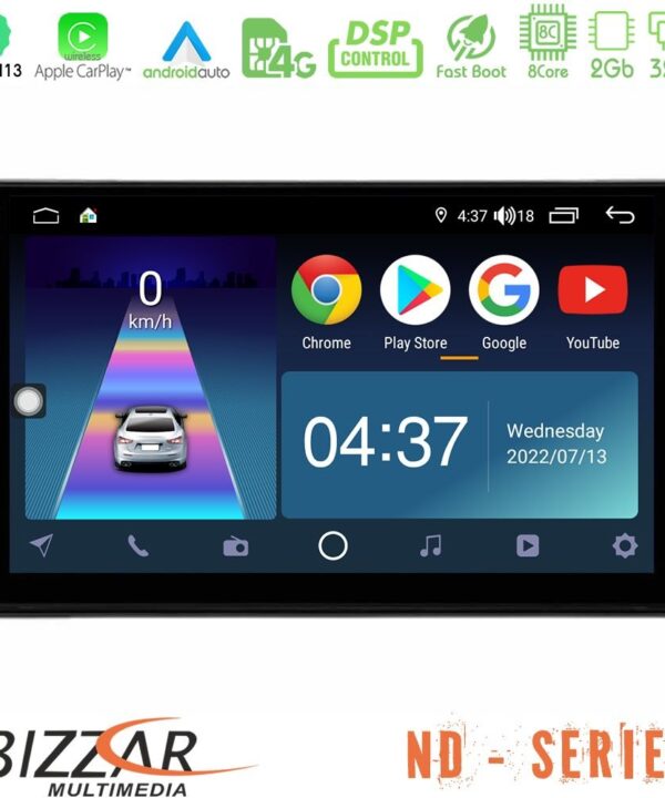 Kimpiris - Bizzar ND Series 8Core Android13 2+32GB Peugeot Partner / Citroën Berlingo 2008-2018 Navigation Multimedia Tablet 9"