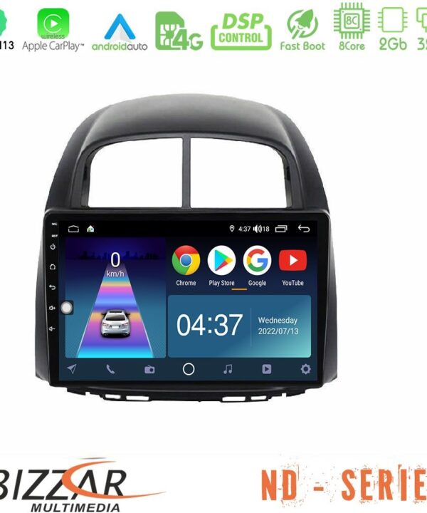 Kimpiris - Bizzar ND Series 8Core Android13 2+32GB Daihatsu Sirion/Subaru Justy Navigation Multimedia Tablet 10"
