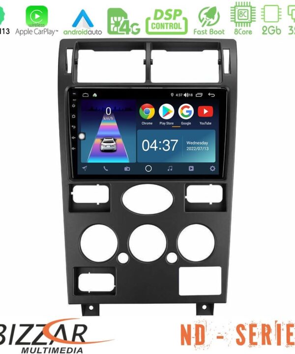 Kimpiris - Bizzar ND Series 8Core Android13 2+32GB Ford Mondeo 2001-2004 Navigation Multimedia Tablet 9"