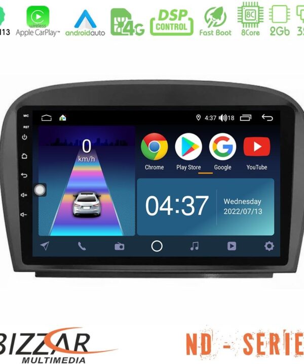Kimpiris - Bizzar ND Series 8Core Android13 2+32GB Mercedes SL Class 2005-2011 Navigation Multimedia Tablet 9"
