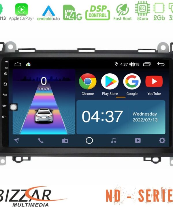 Kimpiris - Bizzar ND Series 8Core Android13 2+32GB Mercedes A/B/Vito/Sprinter Class Navigation Multimedia Tablet 9"