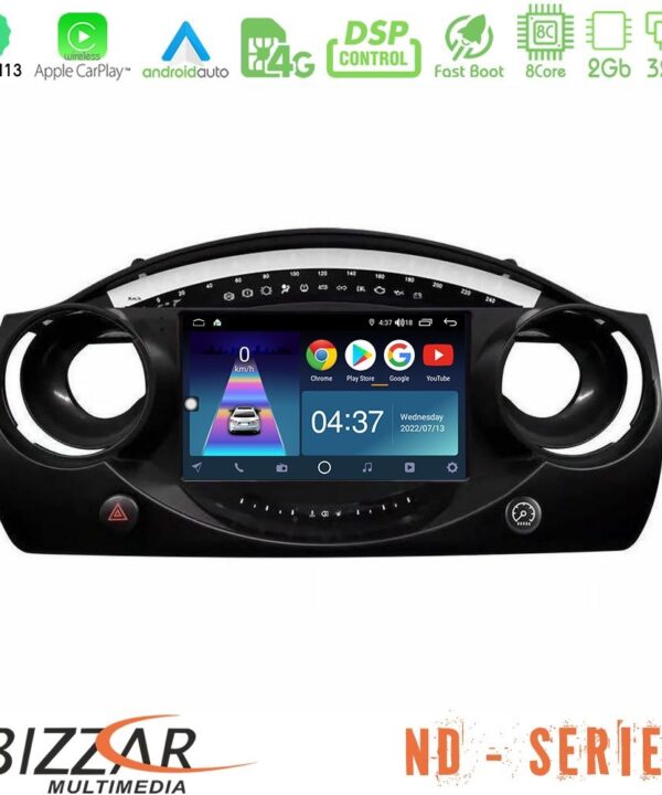 Kimpiris - Bizzar ND Series 8Core Android13 2+32GB Mini Cooper R50 Navigation Multimedia Tablet 9"