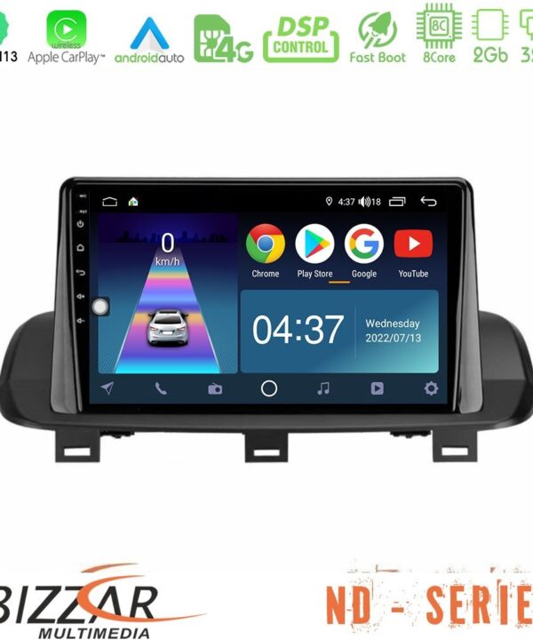 Kimpiris - Bizzar ND Series 8Core Android13 2+32GB Nissan Qashqai J12 & X-Trail T33 Navigation Multimedia Tablet 10"
