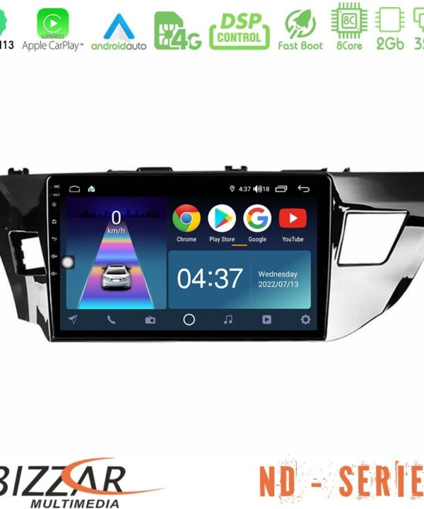 Kimpiris - Bizzar ND Series 8Core Android13 2+32GB Toyota Corolla 2014-2016 Navigation Multimedia Tablet 9"