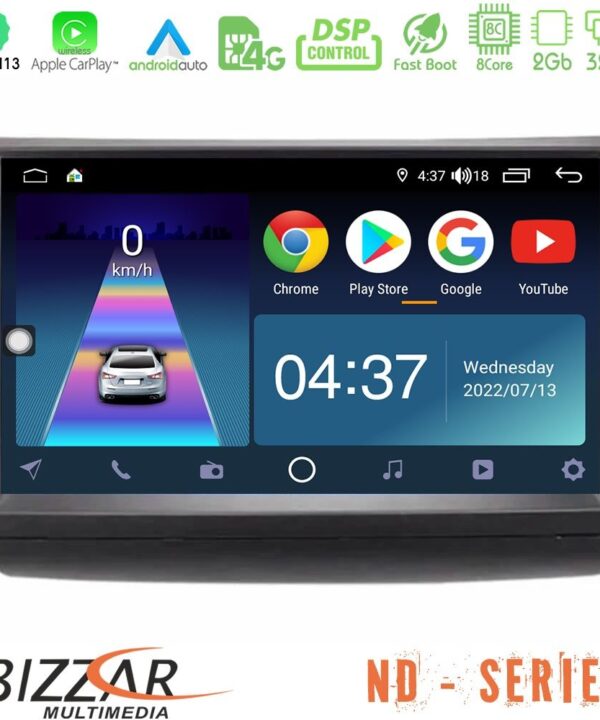 Kimpiris - Bizzar ND Series 8Core Android13 2+32GB Toyota Prius 2004-2009 Navigation Multimedia Tablet 9"
