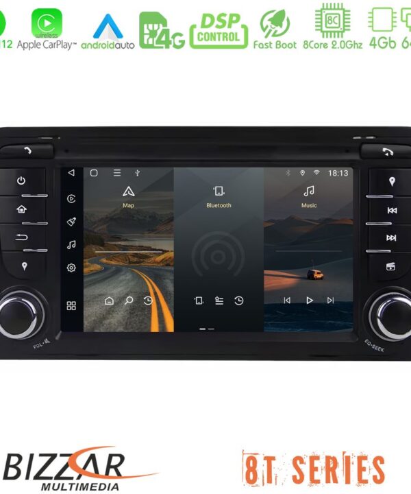 Kimpiris - Bizzar OEM Audi A3 8P 8core Android12 4+64GB Navigation Multimedia Deckless 7" με Carplay/AndroidAuto