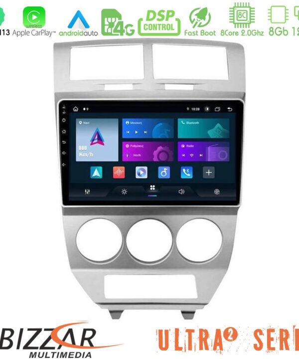 Kimpiris - Bizzar Ultra Series Dodge Caliber 2006-2011 8core Android13 8+128GB Navigation Multimedia Tablet 10"