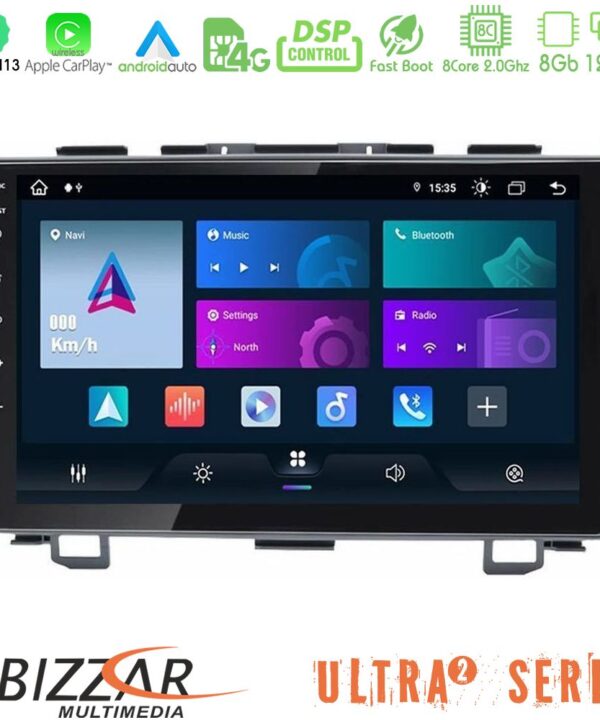 Kimpiris - Bizzar Ultra Series Honda CRV 8core Android13 8+128GB Navigation Multimedia Tablet 9"