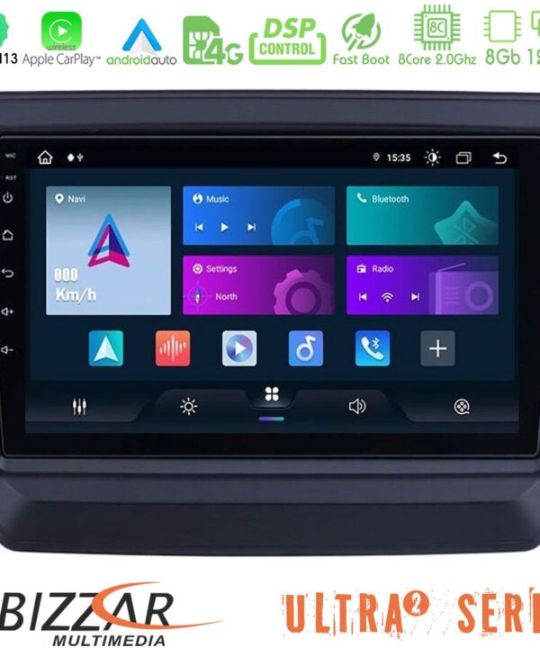 Kimpiris - Bizzar Ultra Series Isuzu D-MAX 2020-2023 8core Android13 8+128GB Navigation Multimedia Tablet 9"