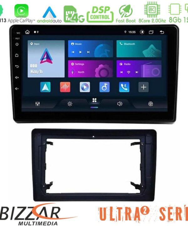 Kimpiris - Bizzar Ultra Series Chrysler / Dodge / Jeep 8core Android13 8+128GB Navigation Multimedia Tablet 10"