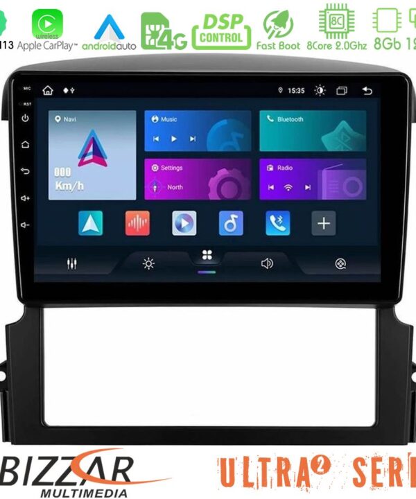 Kimpiris - Bizzar Ultra Series Kia Sorento 8core Android13 8+128GB Navigation Multimedia Tablet 9"