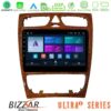 Kimpiris - Bizzar Ultra Series Mercedes C Class (W203) 8core Android13 8+128GB Navigation Multimedia 9" (Wooden Style)