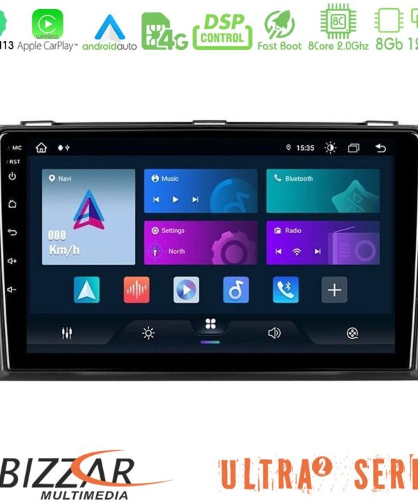 Kimpiris - Bizzar Ultra Series Mazda 3 2004-2009 8core Android13 8+128GB Navigation Multimedia Tablet 9"