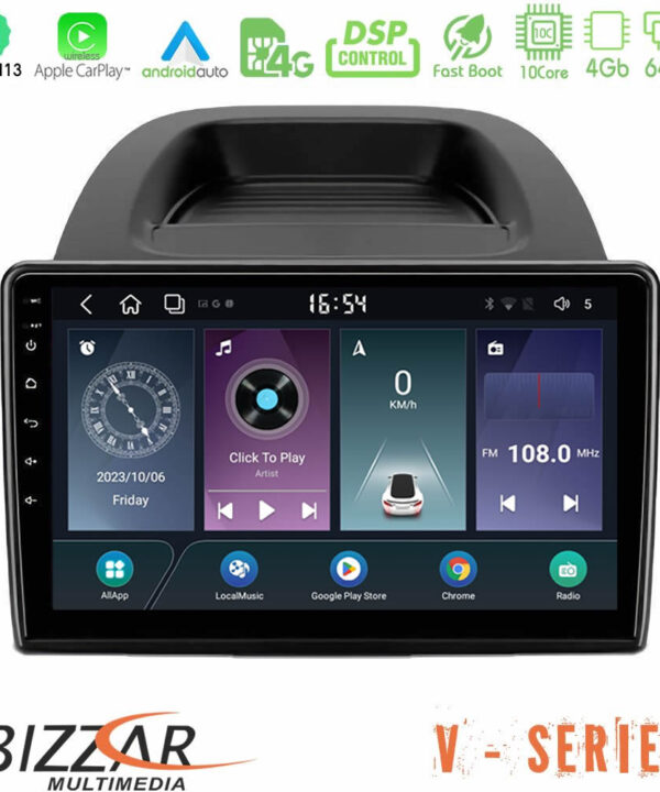 Kimpiris - Bizzar V Series Ford Ecosport 2018-2020 10core Android13 4+64GB Navigation Multimedia Tablet 10"