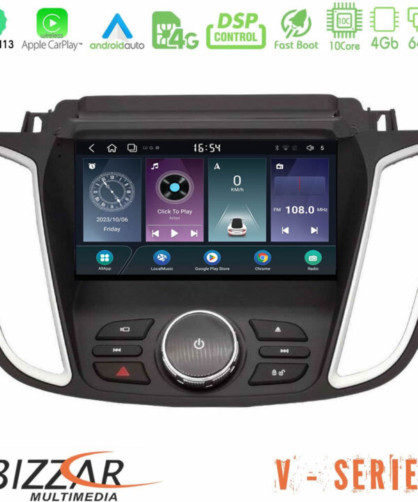 Kimpiris - Bizzar V Series Ford Kuga/C-Max 2013-2019 10core Android13 4+64GB Navigation Multimedia Tablet 9"