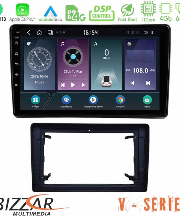 Kimpiris - Bizzar V Series Chrysler / Dodge / Jeep 10core Android13 4+64GB Navigation Multimedia Tablet 10"