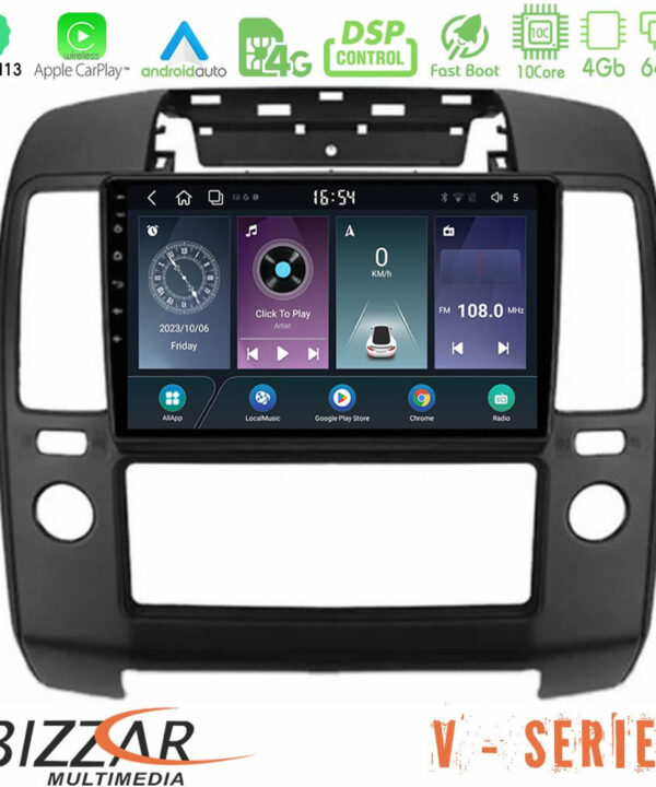 Kimpiris - Bizzar V Series Nissan Navara 10core Android13 4+64GB Navigation Multimedia Tablet 9"